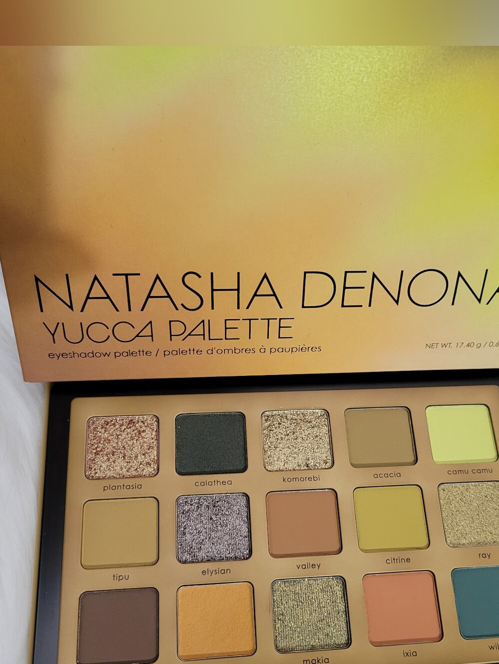 Natasha Denona Yucca Eyeshadow Palette NEW — Greens, Yellows & Neutrals
